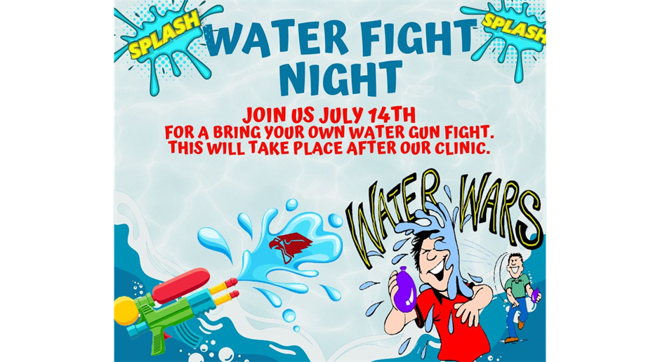 Water fight night