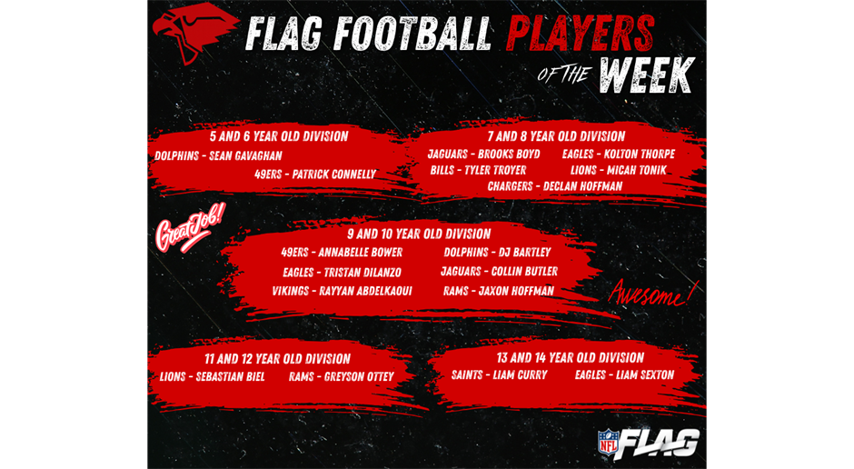 Flag Football Players of the Week (May 2)