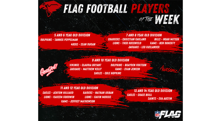 Flag Football Players of the Week (May 16)