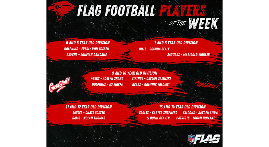 Flag Football Players of the Week (May 30)